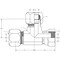 World Wide Fittings Flareless Swivel Tee Stainless Steel C6602X06X06X06SS - alternate 2